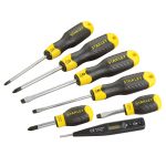 PNR IZVIJAČI CUSHION GRIP /SET 6KOS +TESTER 220V Stanley 0-65-009