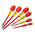 IZVIJAČI FM IZOLIR. 1000V /SET 6KOS (PH) +TESTER Stanley 0-65-441
