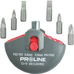 VIJAČNI NASTAVKI SET 7 KOM Z MAGNETNIM DRŽALOM PROFIX 10697