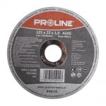 REZALNA PLOŠČA ZA NERJAV.JEKLO T41,125X1,2X22A60S PROFIX 44012