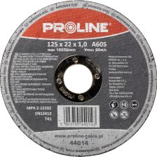 REZALNA PLOŠČA ZA NERJAV.JEKLO T41,125X1,0X22A60S PROFIX 44014