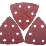 PAPIR BRUSNI TRIKOTNI Z LUKNJAMI 93X93MM 5KOM GR 4 PROFIX 49150