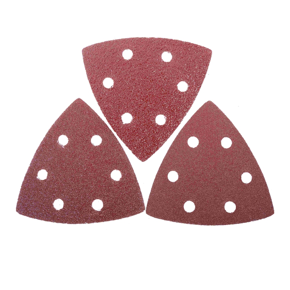 PAPIR BRUSNI TRIKOTNI Z LUKNJAMI 93X93MM 5KOM GR 1 PROFIX 49153