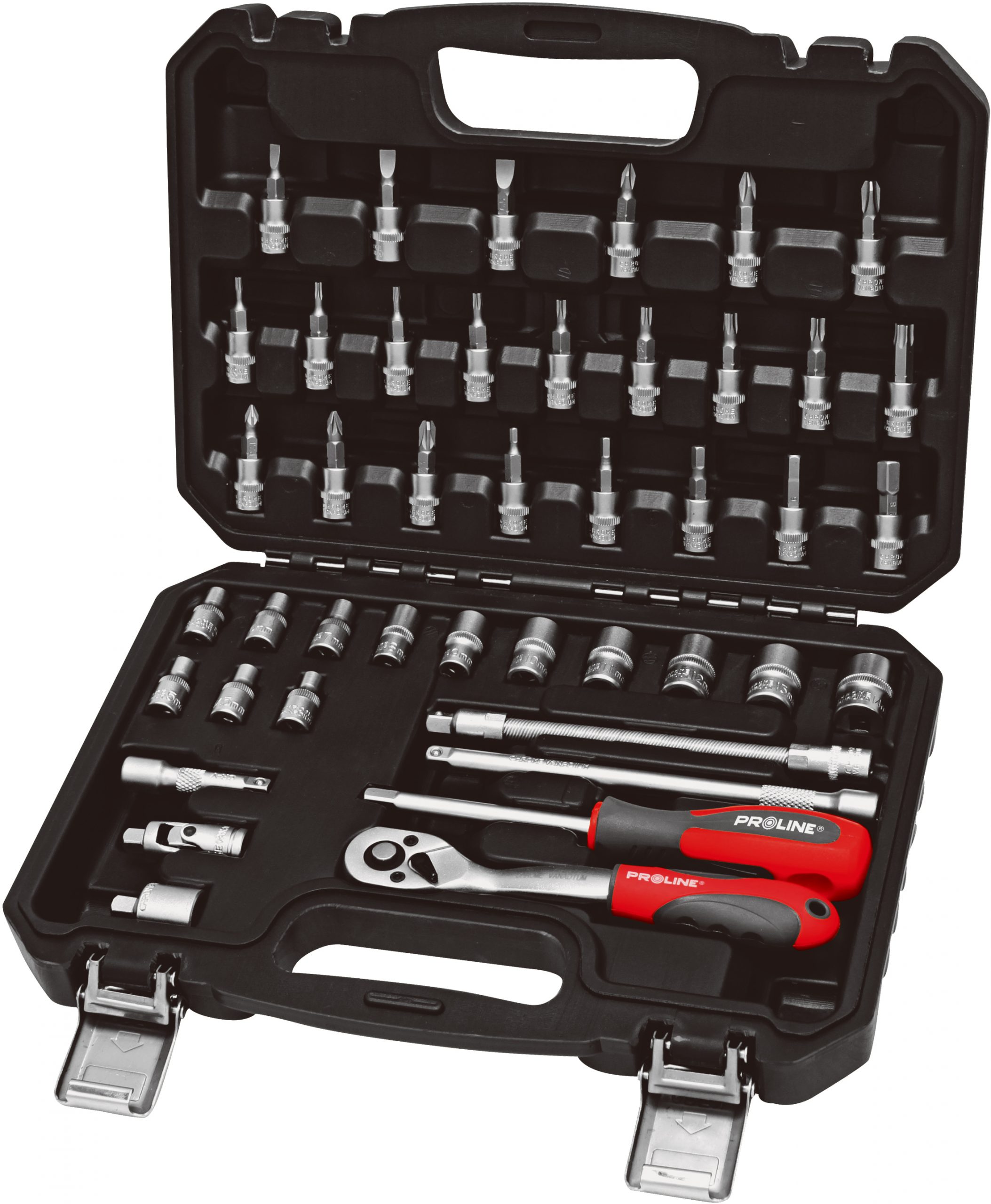 43-DELNI SET NATIČNIH KLJUČEV 4-14 MM 1/4" PROFIX 58843