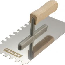 GLADILKA ZIDARSKA 270X130MM NER. JEKLO,lesen ročajzob 10x10 PROFIX 61534