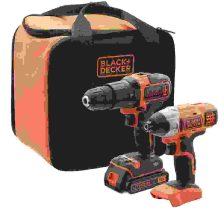 NLS AKU SET UDARNI VRTALNIK IN VIJAČNIK 18VBATERIJA,POLNILEC IN TORBA Black & Decker BCK21S1S