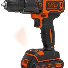 AKU UDARNI VRTALNIK 18V 400mA KOVČEK+BATERIJE Black & Decker BDCHD18KB