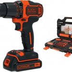 AKU UDARNI VRTALNIK 18 V 1,5 Ah S PRIBOROM104DELNI SET PRIBORA Black & Decker BDCHD18S1A