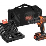 AKU UDARNI VRTALNIK 18 V 1,5 Ah S PRIBOROM32 DELNI SET + STORAGE BAG Black & Decker BDCHD18S32