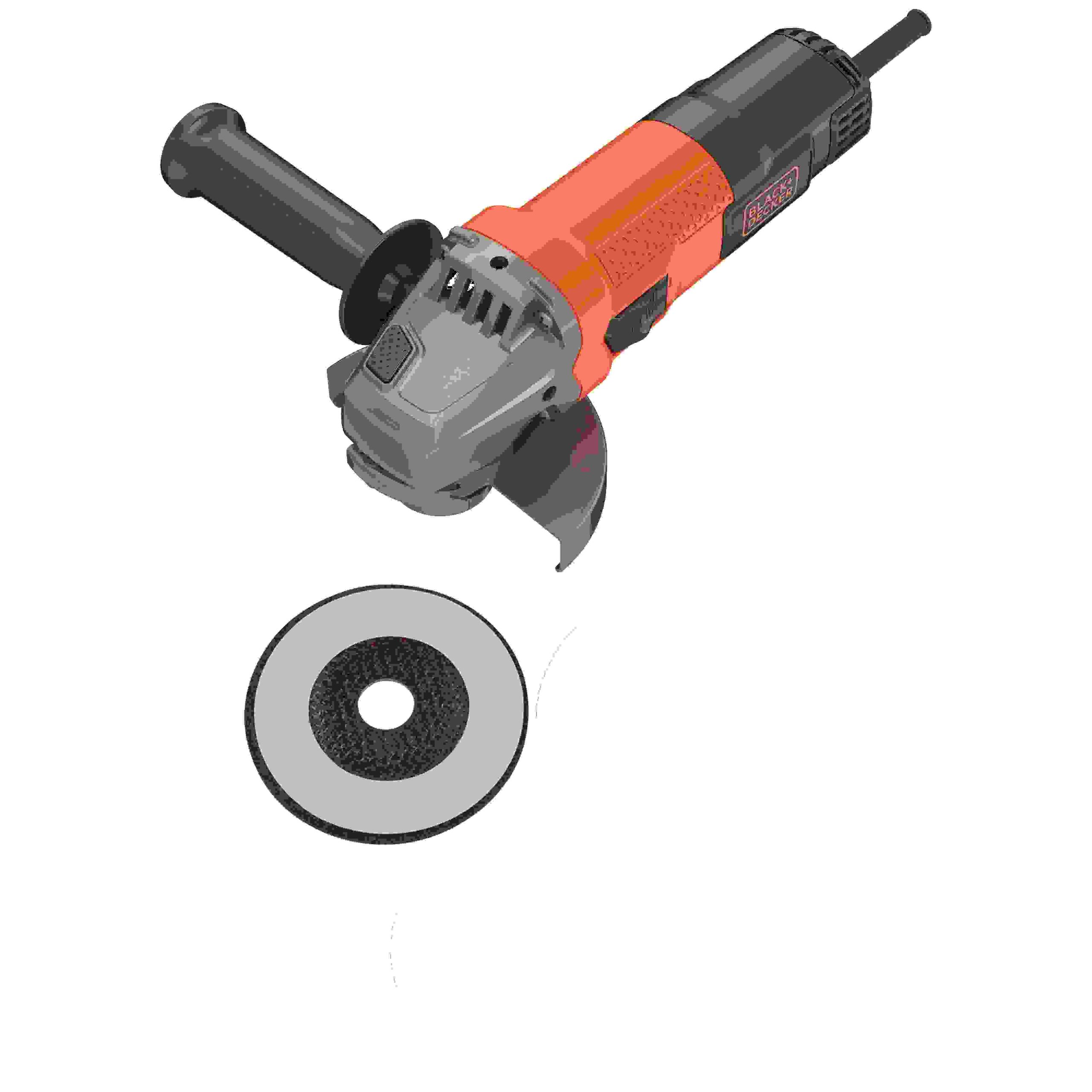 KOTNI BRUSILNIK 750 W 115 mmZ DODANO REZALNO PLOŠČO Black & Decker BEG110A