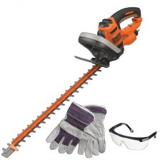 OBREZOVALNIK ŽIVE MEJE 550W 55CMDODANA ZAŠČITNA OČALA IN ROKAVICE Black & Decker BEHTS455KIT