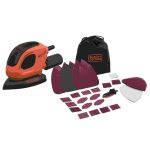 VIBRACIJSKI BRUSILNIK Mouse 55 W+10X PRIBOR+TORBA Black & Decker BEW230BCA
