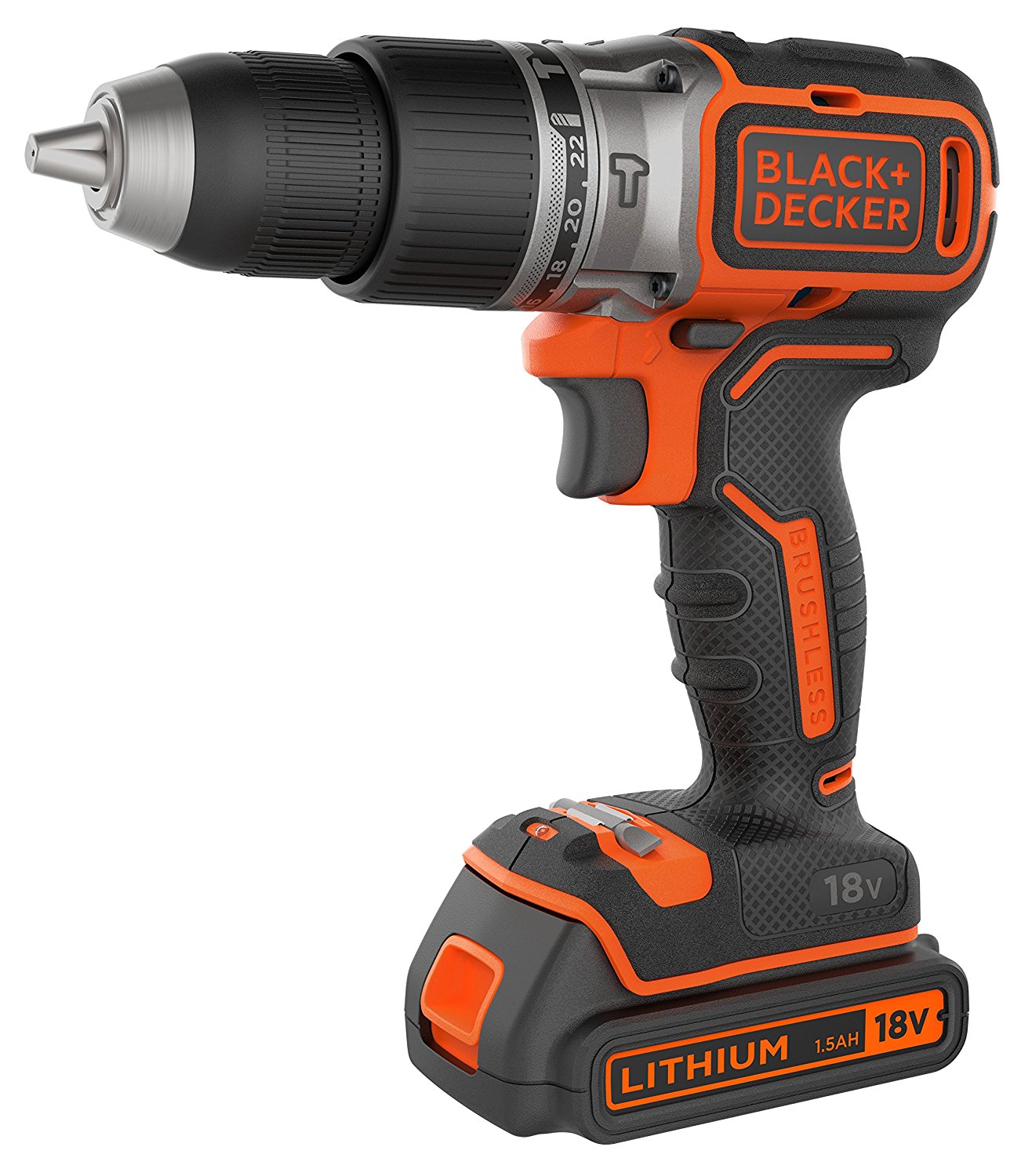 AKU UDARNI VRTALNIK/VIJAČNIK 18 V 1,5Ah2x1,5 Ah BATERIJI, KOVČEK Black & Decker BL188KB