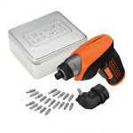 AKU VIJAČNIK MPP 3,6 V 20-DELNI SET PRIBORAV KOVINSKI EMBALAŽI Black & Decker CS3652LCAT