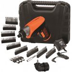 AKU VIJAČNIK 3,6 V + 99-DELNI SET NASTAVKOVV KOVČKU Black & Decker CS3652LKA