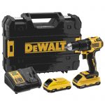 AKU UDARNI VRTALNIK/VIJ. 18 V 3,0 Ah Li-Ion2x baterija, polnilec, TSTAK Dewalt DCD709L2T