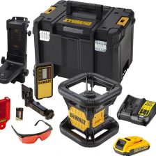 LASER ROTACIJSKI Z DETEKTORJEM 18V 2,0Ah RDEČKOVČEK, BATERIJA Dewalt DCE074D1R