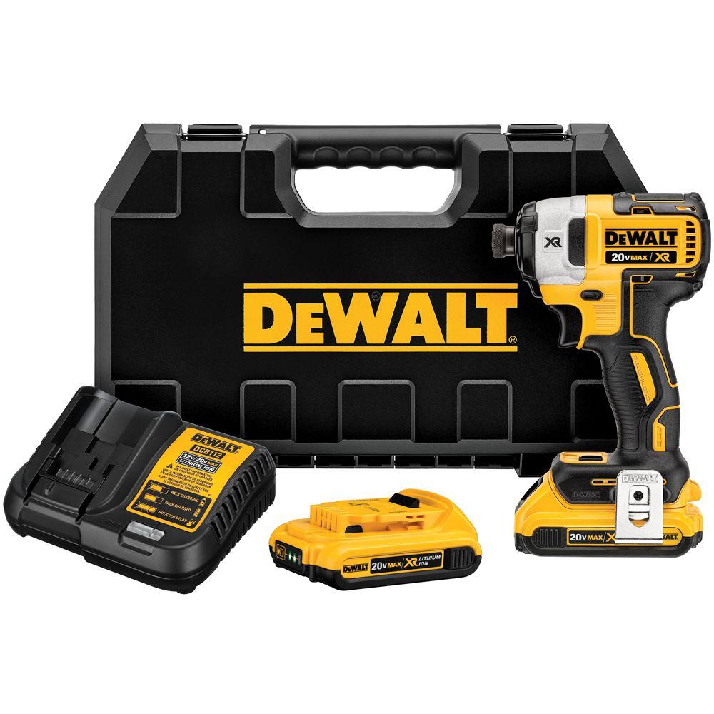 AKU XR UDAR. VIJ. 1/4" 18V Brushless 2,0Ah Dewalt DCF887D2