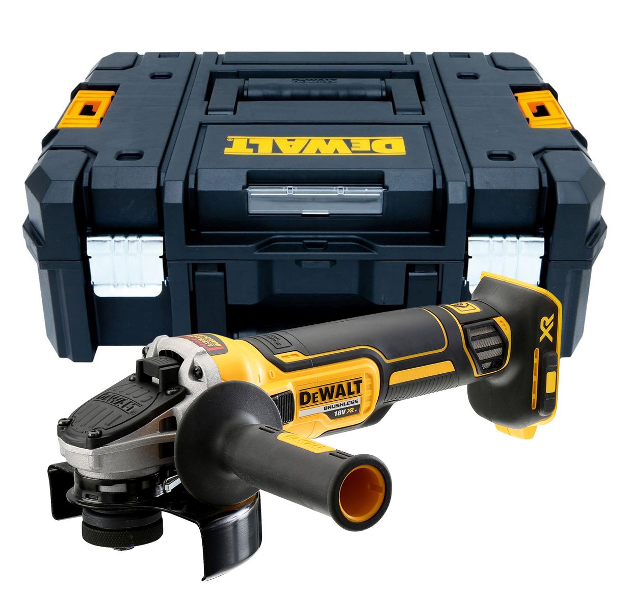 AKU KOTNI BRUSILNIK 18 V BREZ BAT V TSTAK125MM Dewalt DCG405NT