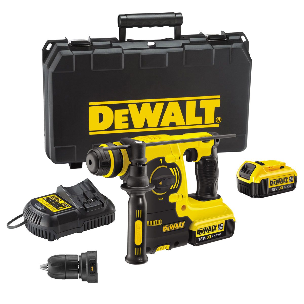 AKU ELEKTROPNEVMATIČNO KOMBI. KLADIVO 18V 4,0Ah Dewalt DCH254M2