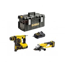 SET AKU KOMB. KLADIVO 18V + AKU KOTNI BR. 18VDCH253+DCG412;2 BAT.4,0,POLNILEC, DS300 Dewalt DCK271M2
