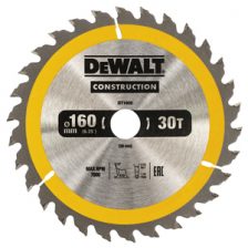 LIST KROŽNE ŽAGE ZA LES 30 ZOB 160x20mm Dewalt DT1932