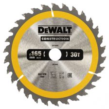 LIST KROŽNE ŽAGE ZA LES 30 ZOB 165x20mm Dewalt DT1935