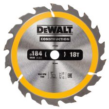 LIST KROŽNE ŽAGE ZA LES 18 ZOB 184x16mm Dewalt DT1938