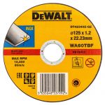 PLOŠČA REZALNA ZA KOVINO 125x1.2x22.23 mm Dewalt DT42340Z