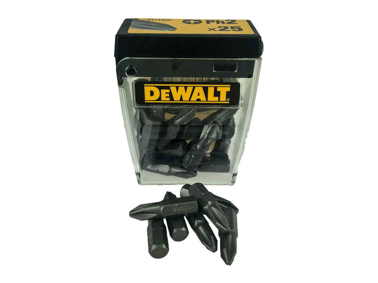 BIT NASTAVKI V ŠKATLI 25MM Ph2 25KOM Dewalt DT71522