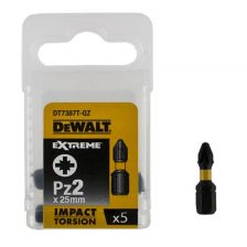 VIJAČ PZ2/25 IR TORSION  ZA UDAR. VIJAČ. 5KOM Dewalt DT7387T