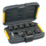 SET NAT.KLJ.UDAR.VIJ.10-27MM +ADAP. 1/4"NA1/2"9KOS Dewalt DT7507