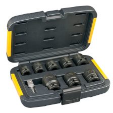SET NAT.KLJ.UDAR.VIJ.10-27MM +ADAP. 1/4"NA1/2"9KOS Dewalt DT7507