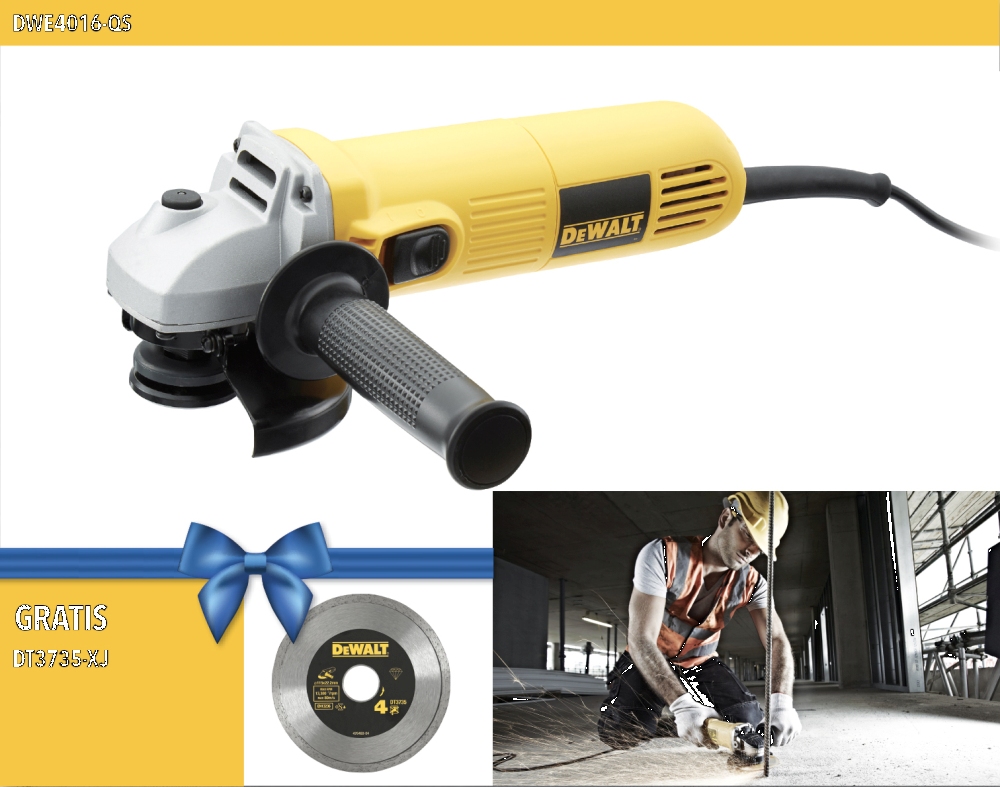 KOTNI BRUSILNIK 730 W 115 MM Dewalt DWE4016 - slika 2