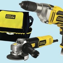 SET UDARNI VRTALNIK 750W IN KOTNI BRUSILNIK 850W Stanley FMEK21S