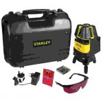 LASER SML BREZ DETEKTORJA+4XBAT.+OČALA+POLNILEC+PLOŠČA S TARČO+KASETA Stanley FMHT1-77145