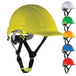 VARNOSTNA ČELADA Z ZRAČNIKI RUMENA CAT II PROFIX L1040502