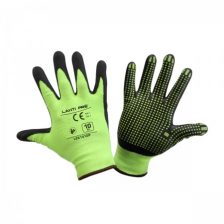 ROKAVICE L NITRILE RUMENO-ČRNE PROFIX L221409K
