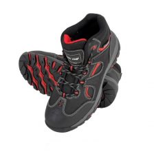 GLEŽNARJI NUBUCK ČRNO-RDEČ S3 SRA 46 PROFIX L3011746