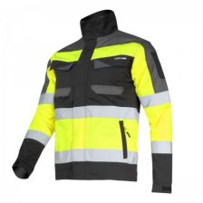 JAKNA VISOKE VIDLJIVOSTI ČRNO-RUMENA XL, SLIM FIT LAHTI L4041104