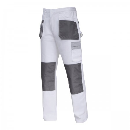 HLAČE BELO-SIVE 100% BOMBAŽ 2XL(56) LAHTI L4051356