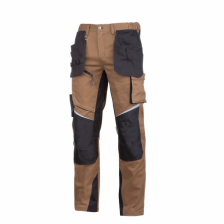 HLAČE RJAVO-ČRNE SLIM FIT 2XL LAHTI L4052205