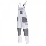 HLAČE Z NARAMNICAMI BELO-SIVE 3XL (60) LAHTI L4061260