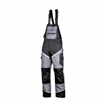 HLAČE Z NARAMNICAMI REFL. TRAKOVI, ČRNO-SIVI, 3XL LAHTI L4061306