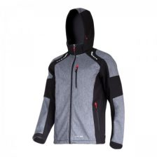 JAKNA SOFTSHELL SIVO-ČRNA-RDEČA "XL" LAHTI L4092304