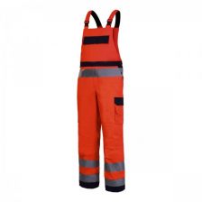 HLAČE VIDLJIVE Z NARAMNICAMI PREMIUM ORANŽNE "2XL" LAHTI L4110605