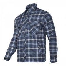 MAJICA OBLAZINJENA FLANEL MODRA "L" LAHTI L4180203
