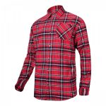 MAJICA OBLAZINJENA FLANEL RDEČA NAVY 170G/M2 "S" LAHTI L4180301