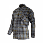 MAJICA S FLANNELOM SIVA, 170G / M2, "XL", CE LAHTI L4181004