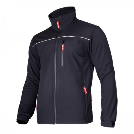 JAKNA SOFTSHELL ČRNA 2XL LAHTI LPKS12XL